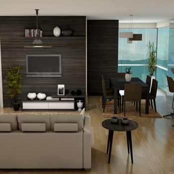 Estar/jantar aptos 03, 04, 07 e 08